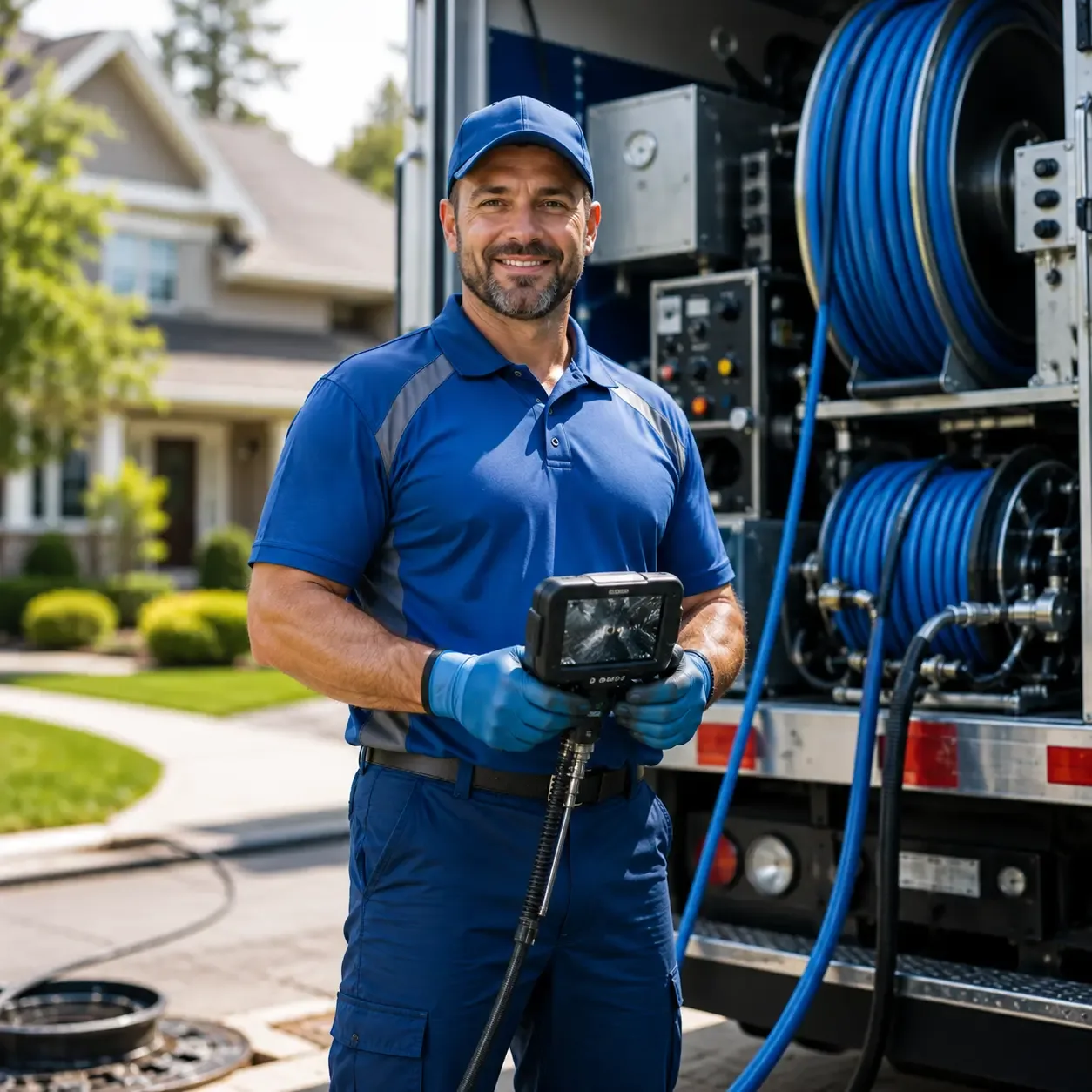 Local outdoor drain cleaning specialists in La Feria, TX